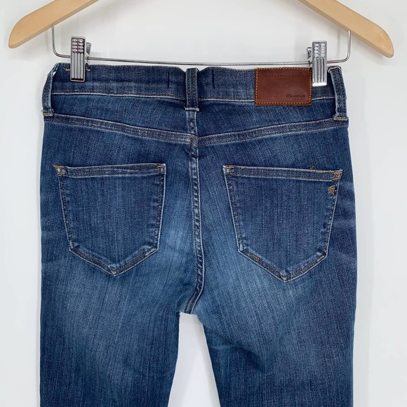 Madewell High Riser Skinny Skinny Jeans in Atlantic, High Waisted - Picture 7 of 9